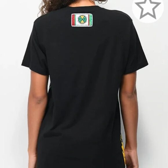 Cross Colours x Billie Eilish Flame Black T-Shirt Size L - Picture 6 of 11